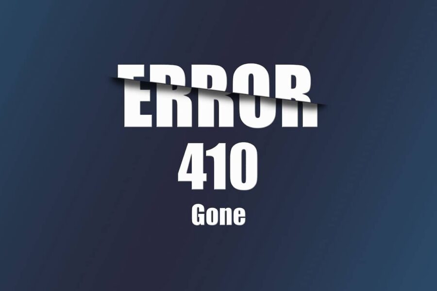 410 Error Message