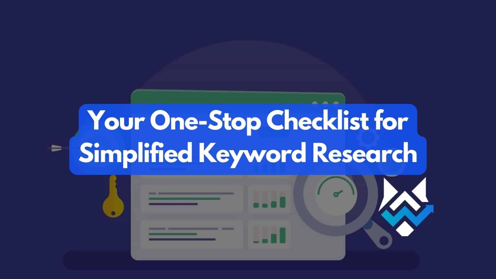 Keyword research checklist