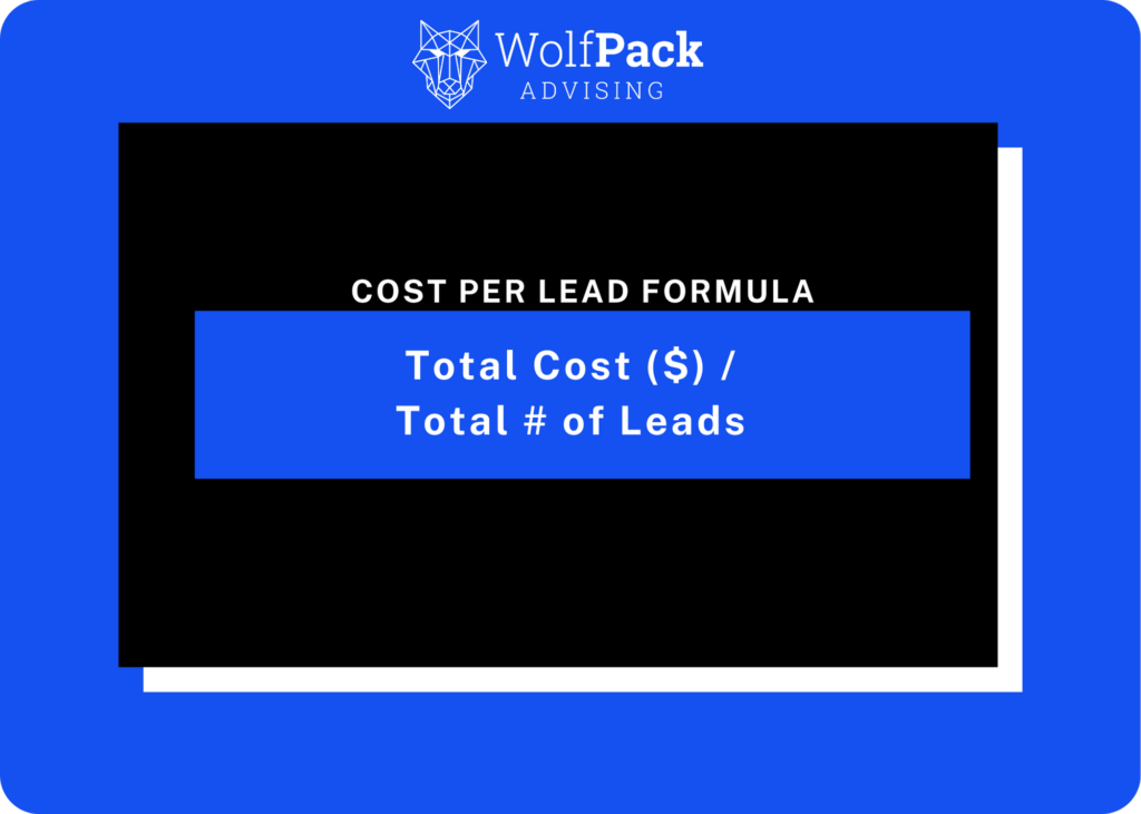 cost per lead formula