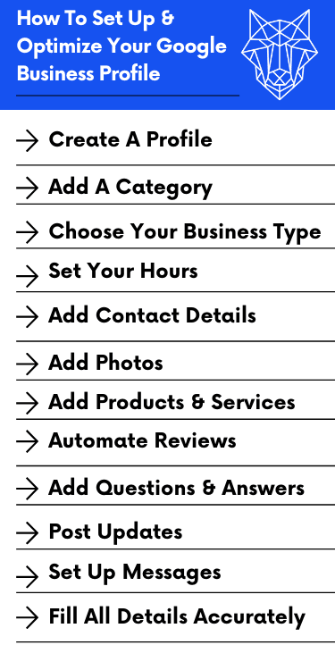 How To Set Up & Optimize Your Google Business Profile Outline