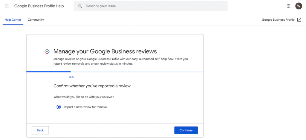 Manage your Google Business Reviews Center