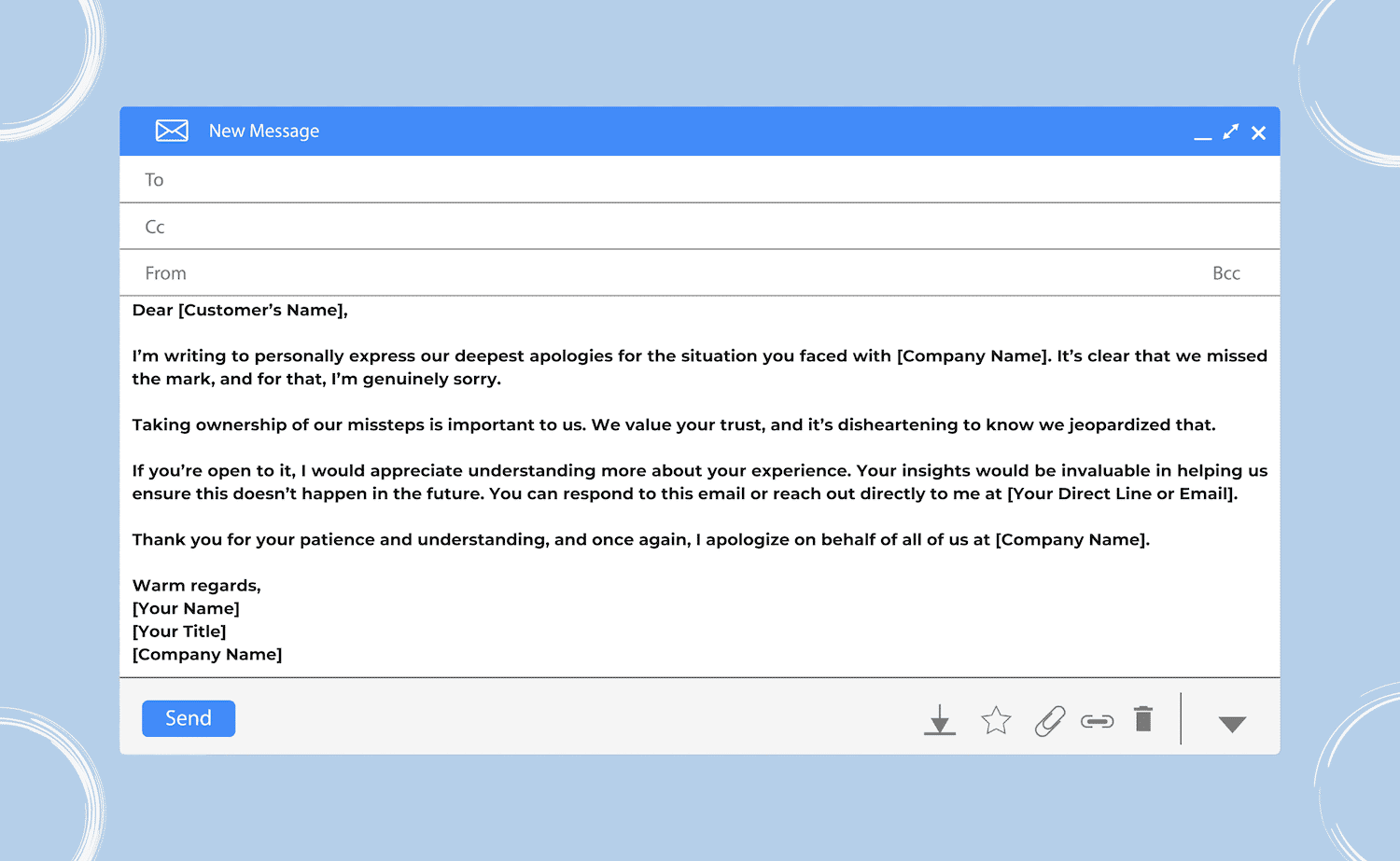 Offering a Sincere Apology on Behalf of the Company -how to respond to frustrated customer email