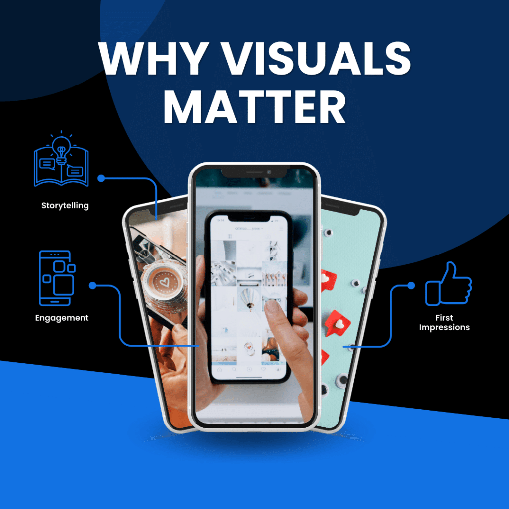 Why visuals matter on social media to earn trust.